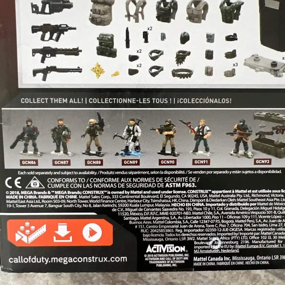 Mega Construx Activision Call of Duty Black Ops 4 Standoff Pack 105 Pieces gcp05